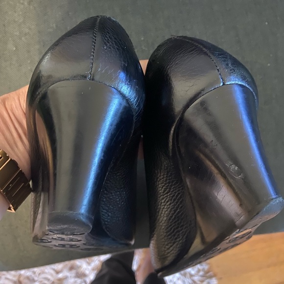 Tory Burch Sally Peep Toe Wedges - Picture 8 of 8